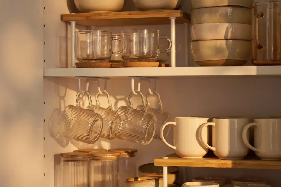 Small Kitchen Cupboard Organisation | Organised Cupboards for a Clutter-Free Home | Easy Storage Ideas