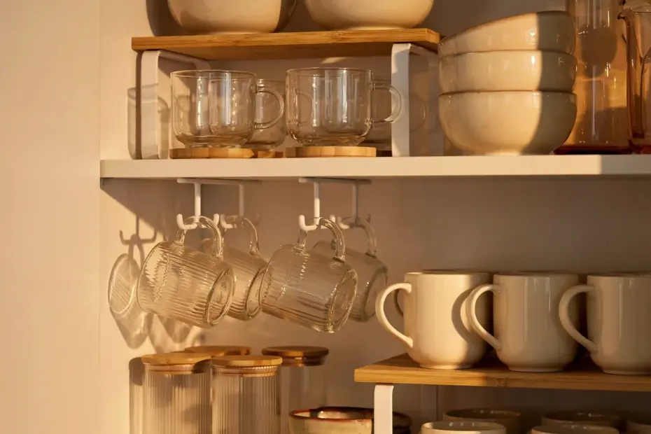 Kitchen Cupboard Organization Before & After | Small Kitchen Storage Ideas