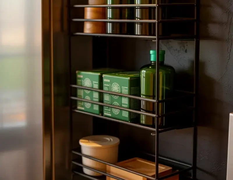 Stop making this small kitchen wall organizer mistake! 🚫 My vertical storage fix