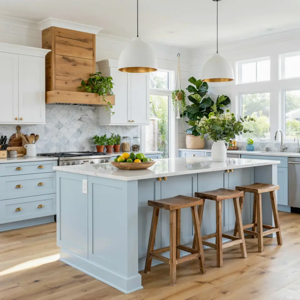 Black Gold Oversized Dome Pendant Light | Modern Farmhouse Kitchen Lighting Idea