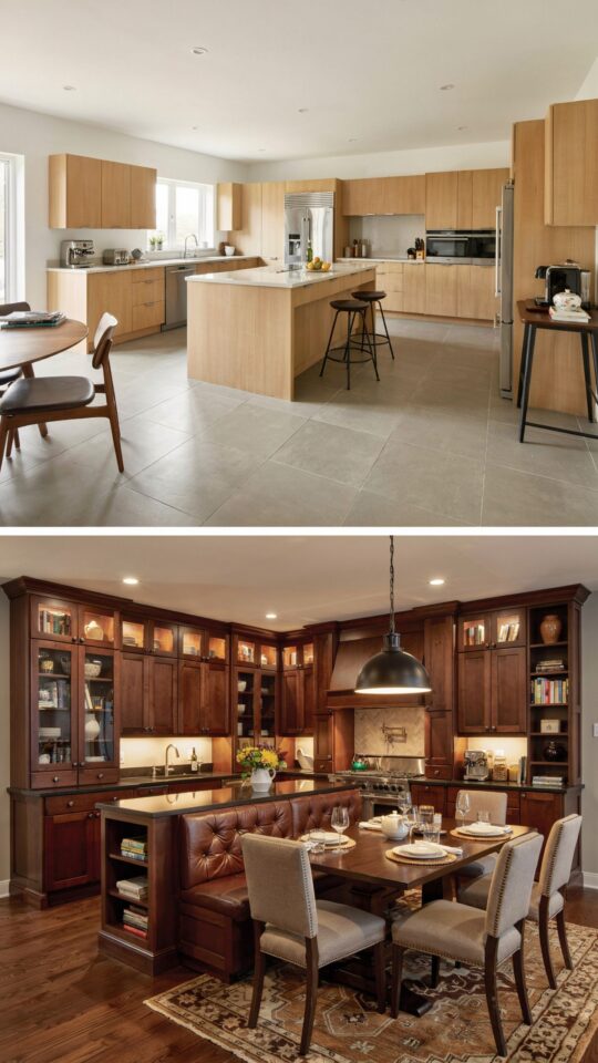 Before and After Kitchen Designs | Old Money Transformation Ideas | Dream Kitchen Inspiration