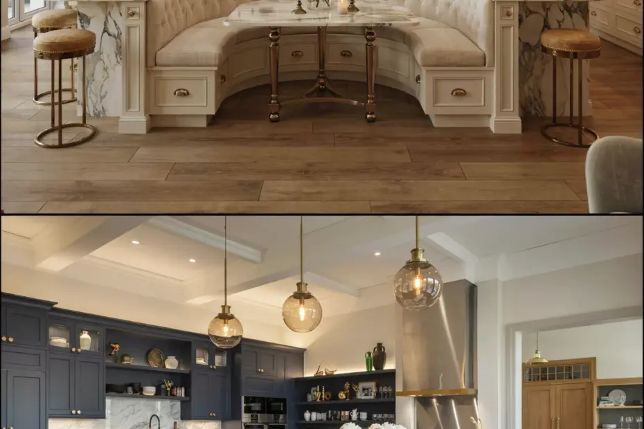 Kitchen Island With Built-In Seating | 4 Strong Advantages for Family Homes | Dream Kitchen Design