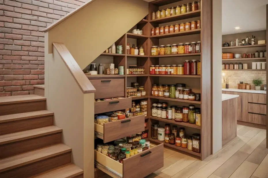 Staircase Storage Under Stairs Ideas That Actually Look Good