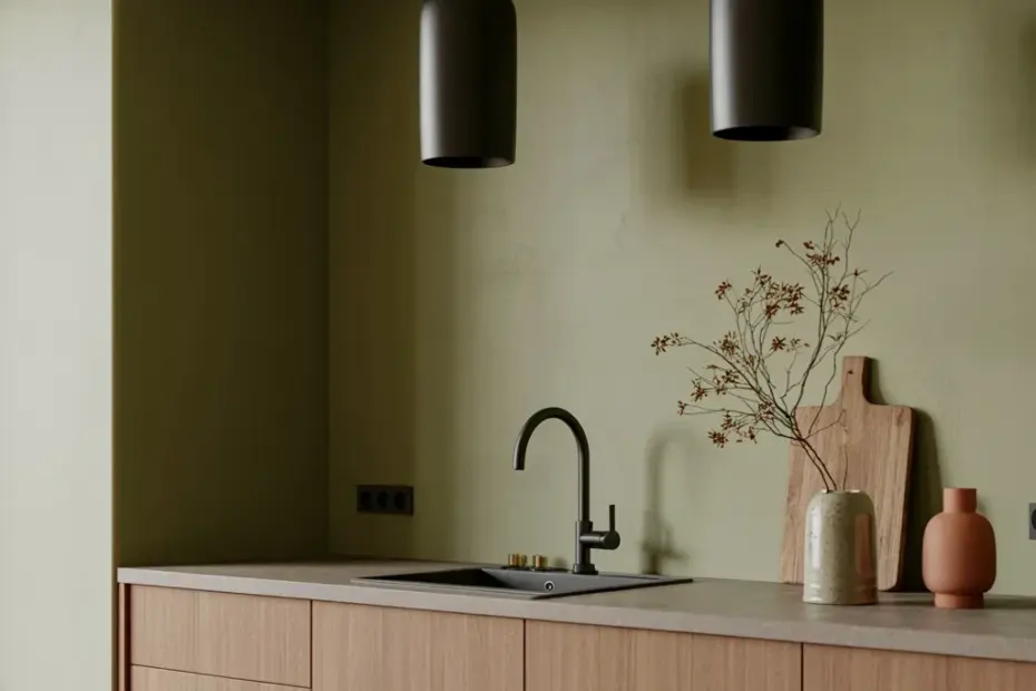 Earthy Green & Wood Kitchen Ideas - Relaxed, Airy & Cozy