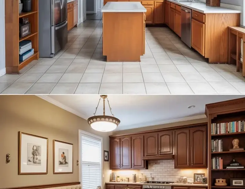Kitchen Renovation Before and After: How We Upgraded Oak Cabinets to Dark Wood